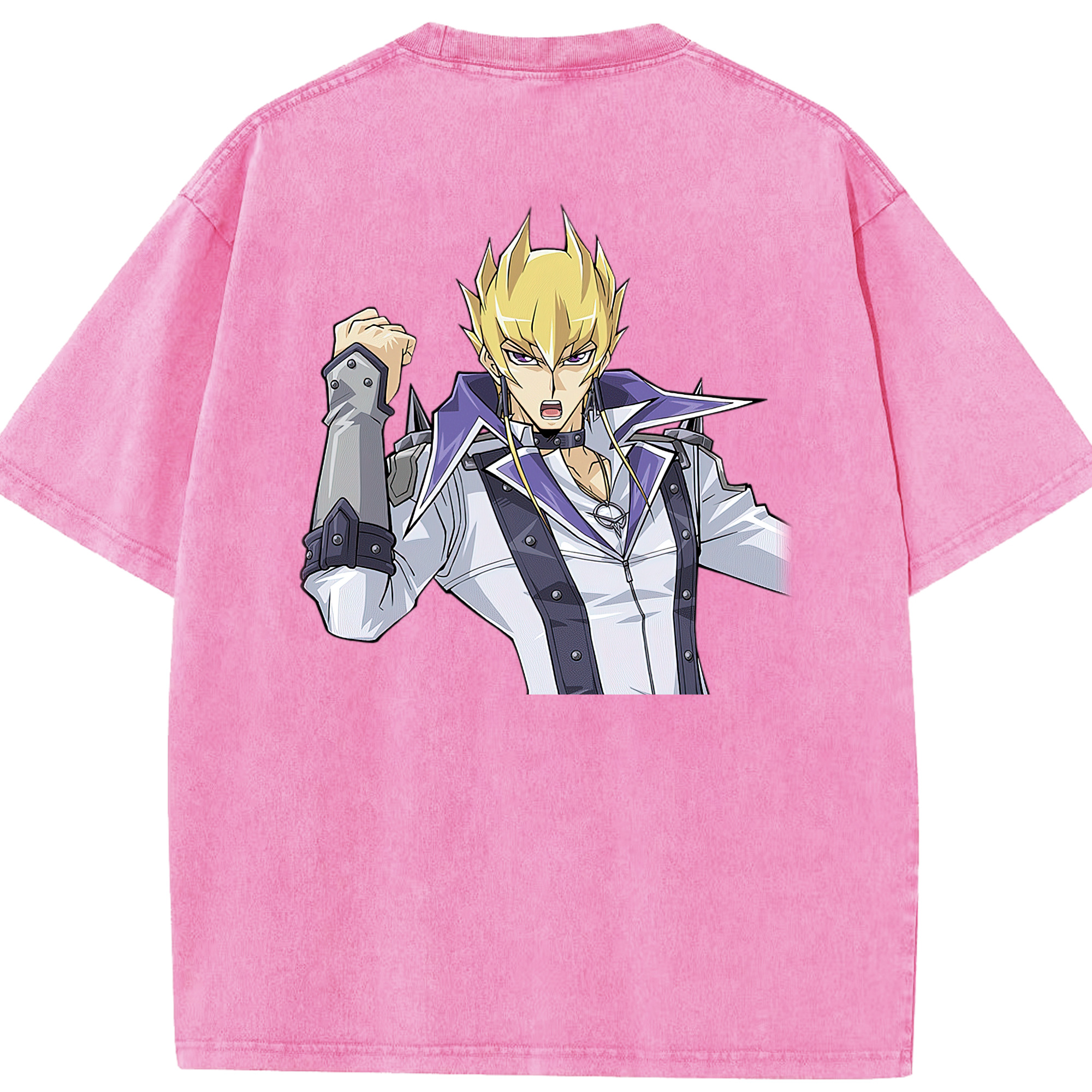 （画像用） 遊☆戯☆王 Yu-Gi-Oh! 綿100% ヴィンテージ風 半袖Tシャツ（背面プリント）
